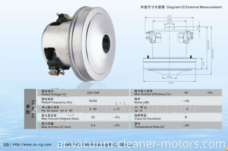 Powerful Vacuum Cleaner Motor